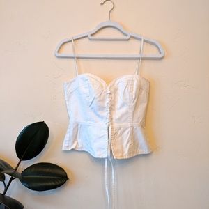 Wilfred Loiret White Corset Top